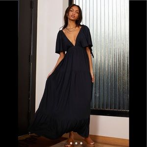 free people la la maxi dress
